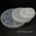 Caixa de wafer transparente Recipiente de wafer de caixa de transportadora 4 "